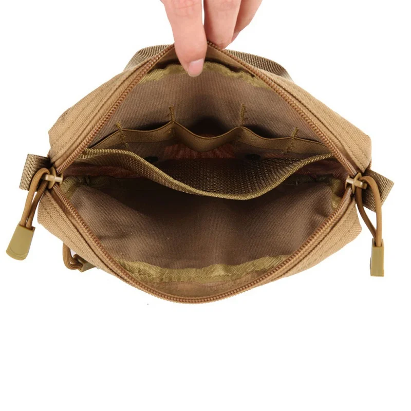 

600D Nylon EDC Tools Storage Pouch Plug-in Debris Waist Bag Molle Military Combat Gear Military MOLLE Pouch Hunting Bag