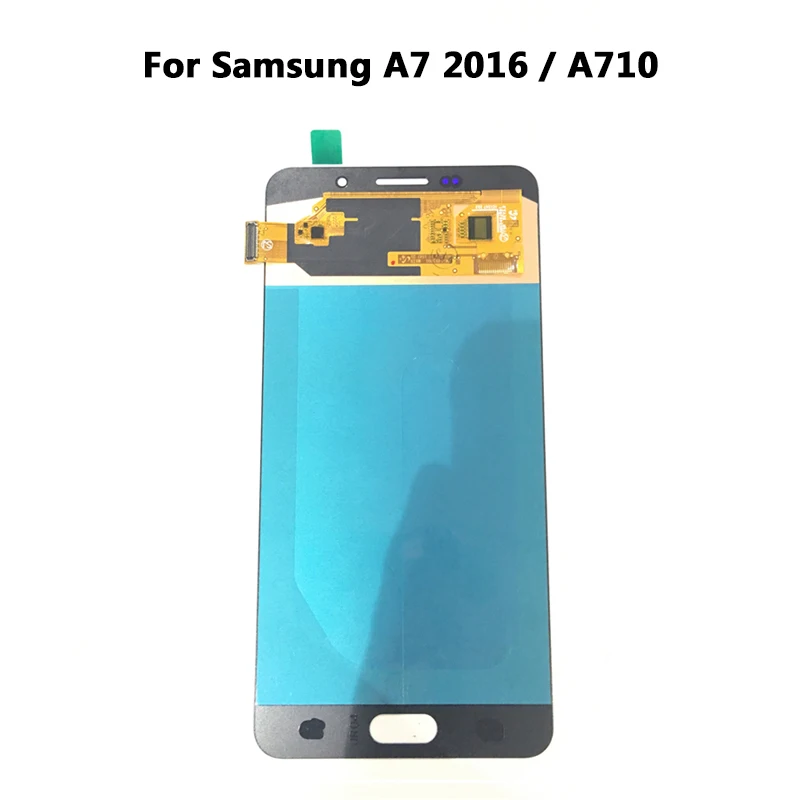 ЖК дисплей Super AMOLED A7 2016 A710 A7100 A710F A710M 100% протестированный рабочий сенсорный экран в