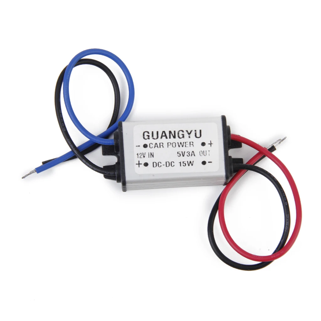 

Converter 12V to 5V 3A Step down Car Power Supply Module Waterproof