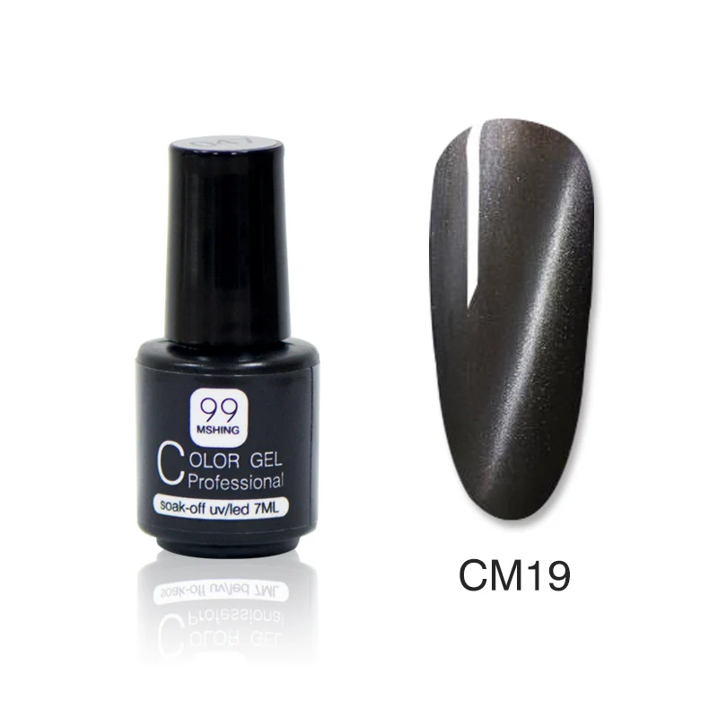 CM19 Mshing99 УФ-Гель-лак для кошачьих глаз 3D сделай сам Магнитный цвет красный огонь кошачий глаз Гель-лак для ногтей отмачиваемый Гель-лак для ногтей 4,6 - Цвет: CM19