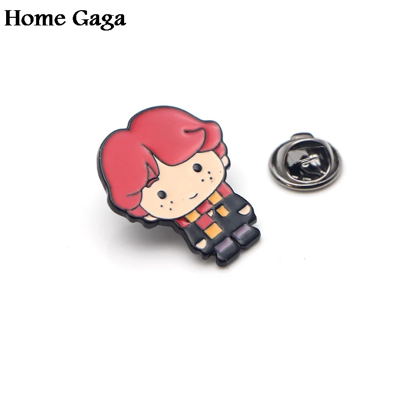 Homegaga, Забавный персонаж из фильма, металлические, цинковые, эмалированные булавки, медаль para, рюкзак, рубашка, одежда, рукоделие, броши, значок для мужчин и женщин, D1129