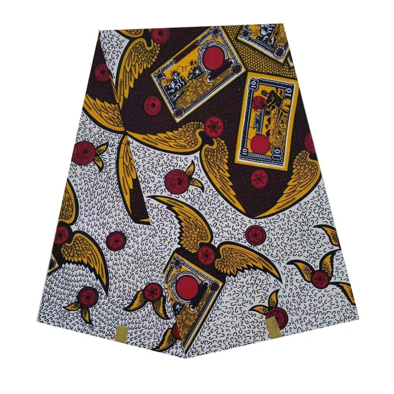 

2019 lastest design Wax 100% cotton new arrival african wax prints fabric 100% cotton guaranteed ankara wax hot sale for woman