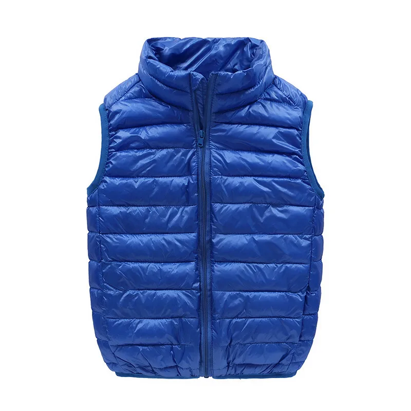 JKP 2018 осень и зима новый детский пуховой жилет для мальчиков девочек пуховик