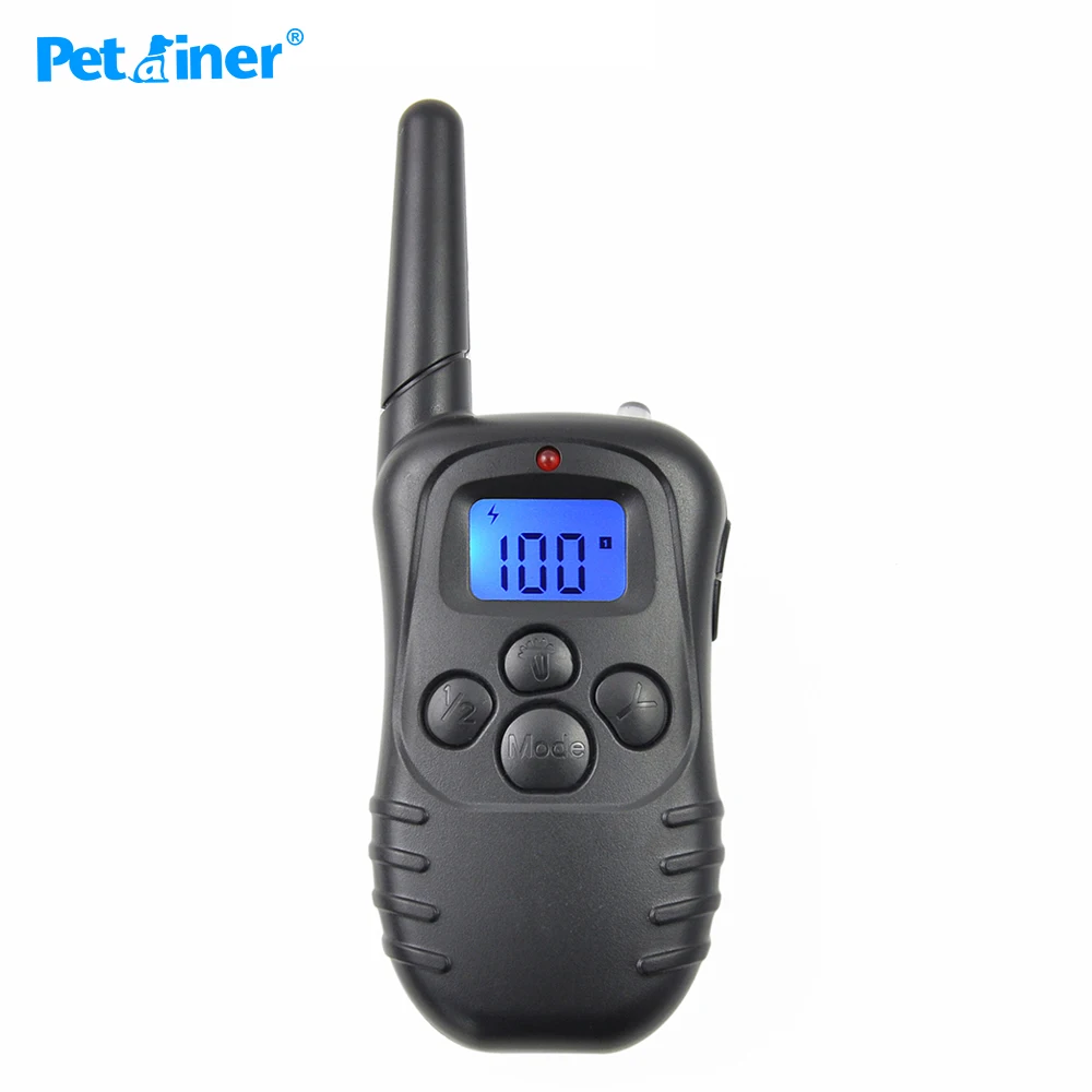 Водонепроницаемый ошейник Petrainer 998DB-1 с ЖК-дисплеем и пультом ДУ | Дом сад