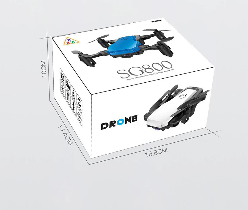 JMT мини SG800 Складная RC Quadcopter Wi-Fi FPV Drone 2,4 г 4CH карман Камера Drone высота Удержание