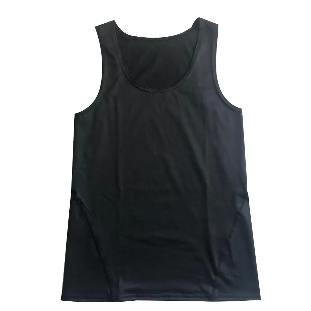 New Tanktop Fashion Men Solid color Tank Tops Sleeveless Breathable Male Vest 2019 Summer Fitness Bottom | Мужская одежда