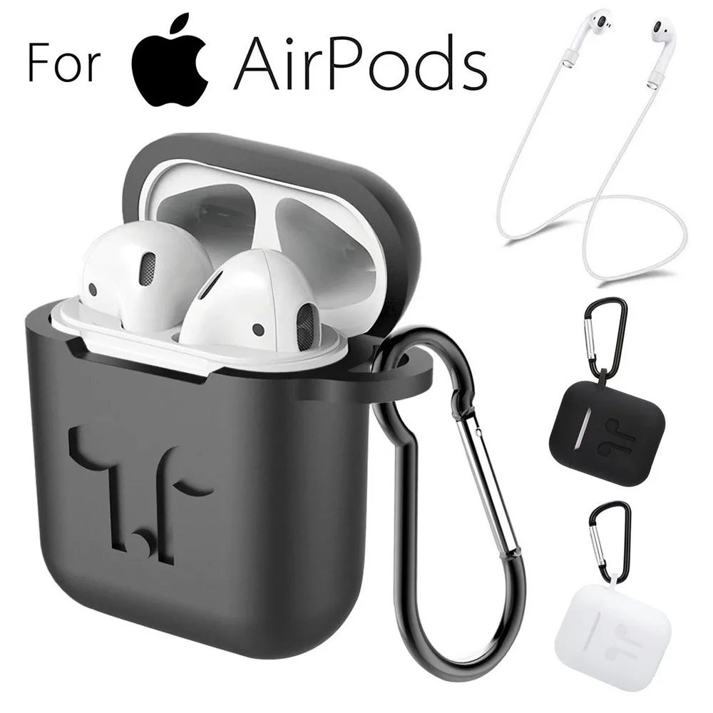 Силиконовый чехол Apple airpods ремешок силиконовый чехол для хранения Защитный чехол для зарядки A30710