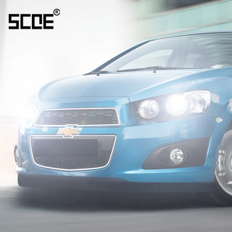 Для Chevrolet Aveo Cruze Kalos Lanos Matiz Orlando SCOE 2 шт. супер галогенная лампа ближнего света для