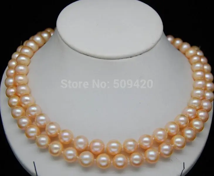 

Free Shipping 32 INCH AAA 9MM Pink SOUTH SEA PEARL NECKLACE