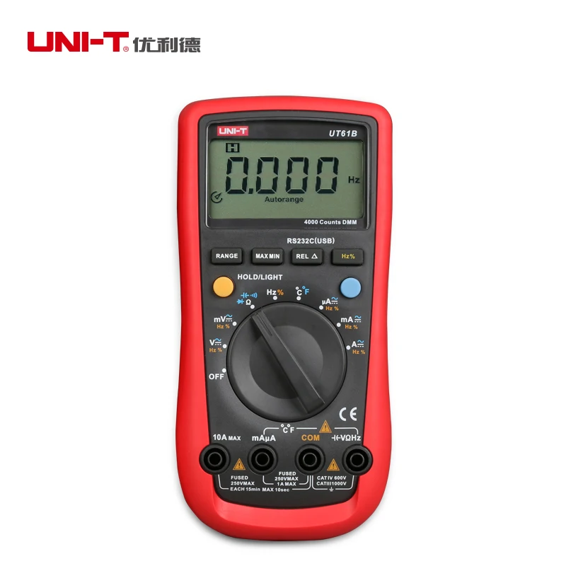 UNI T UT 61B Современные Цифровые мультиметры UT61B AC DC Meter|digital multimeter|uni-t ut-61bac dc meter |