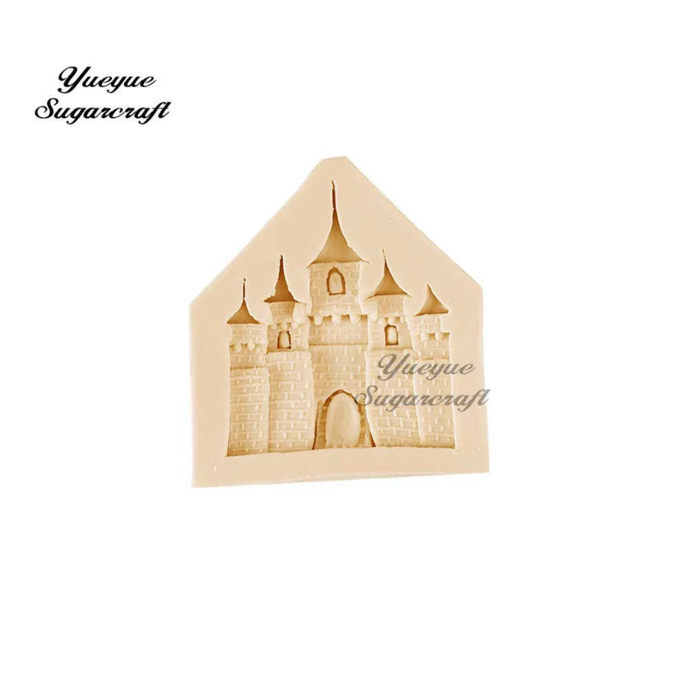 Yueyue Sugarcraft замок феи сказка силиконовая форма помадка торт украшения инструменты