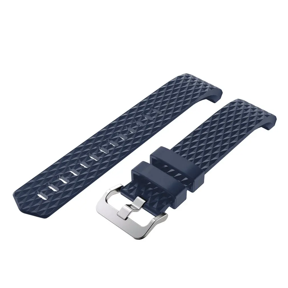 Fitbit charge2 ремешок 3D наручные часы замена алмазные ремешки мягкий силиконовый