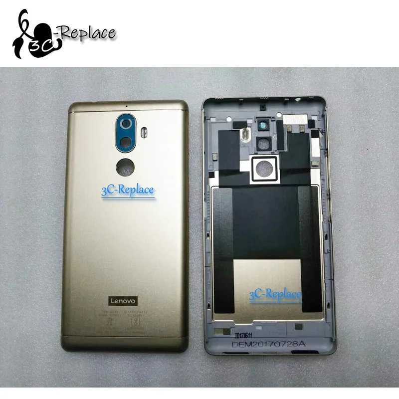 Чехол для lenovo K8 Note/K8 Plus, задняя крышка для батареи, корпус, задняя крышка, стекло для камеры