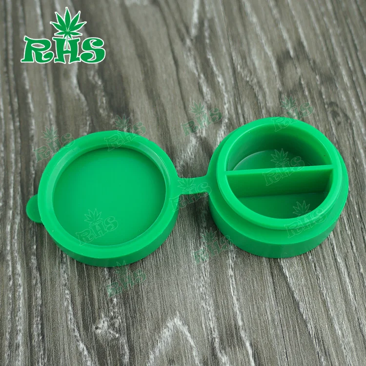 2017 RHS заводская цена горячая Распродажа Cured 10 мл круглые силиконовые банки Dab
