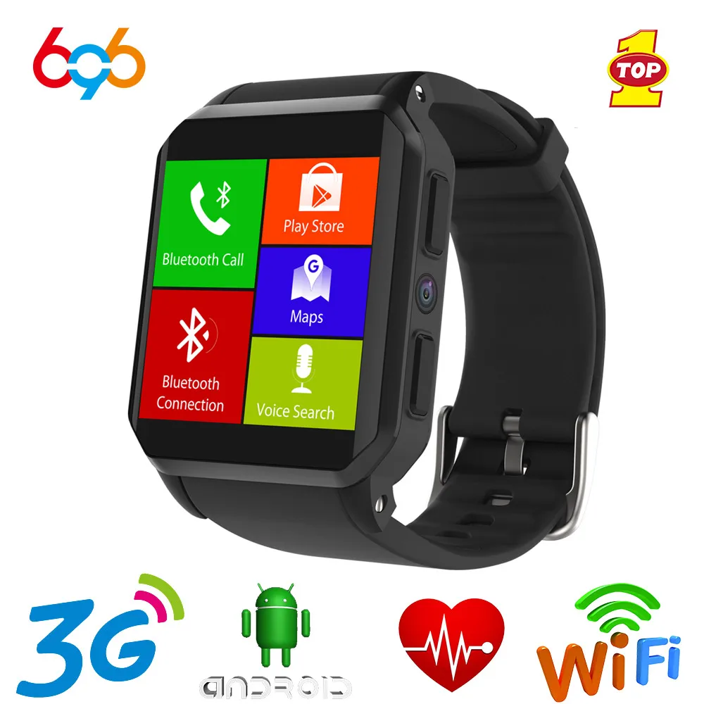 696 Смарт часы KW06 монитор сердечного ритма Будильник Bluetooth gps Android Мобильная sim