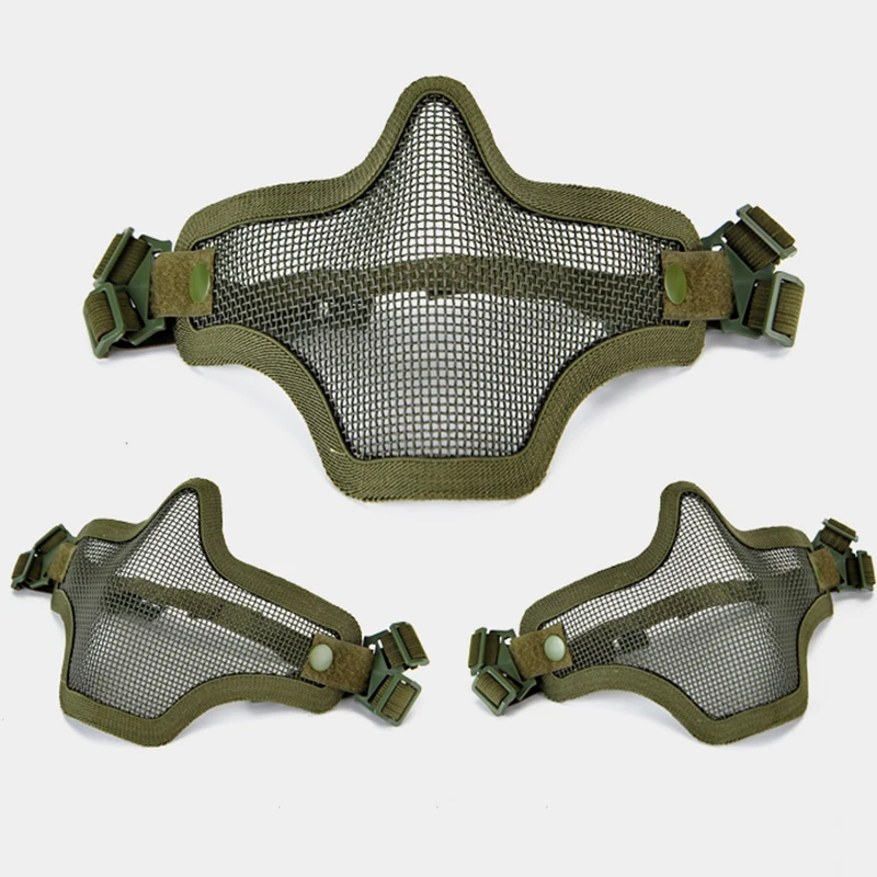 Усиленная стальная проволока защита зубов полумаска для лица симуляция игр