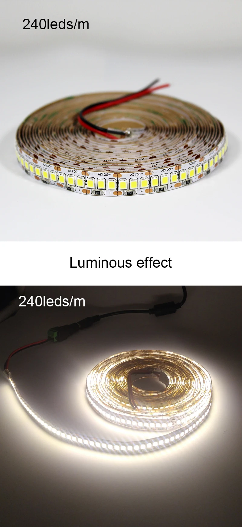 2835 Светодиодные полосы 12v теплый белый 60 светодиодов/m 120 светодиодов/m 240 светодиодов/m гибкая светодиодная лента Декор Светильник полосы