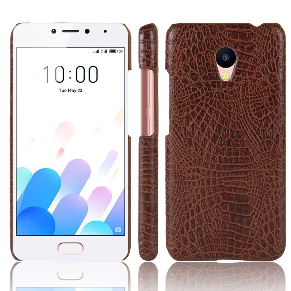 Роскошный чехол под крокодиловую кожу с мотивом змеи кожаный для Meizu A5