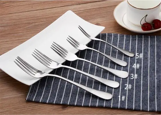 1 шт. вилка из нержавеющей стали обеденная для взрослого ребенка десертная посуда