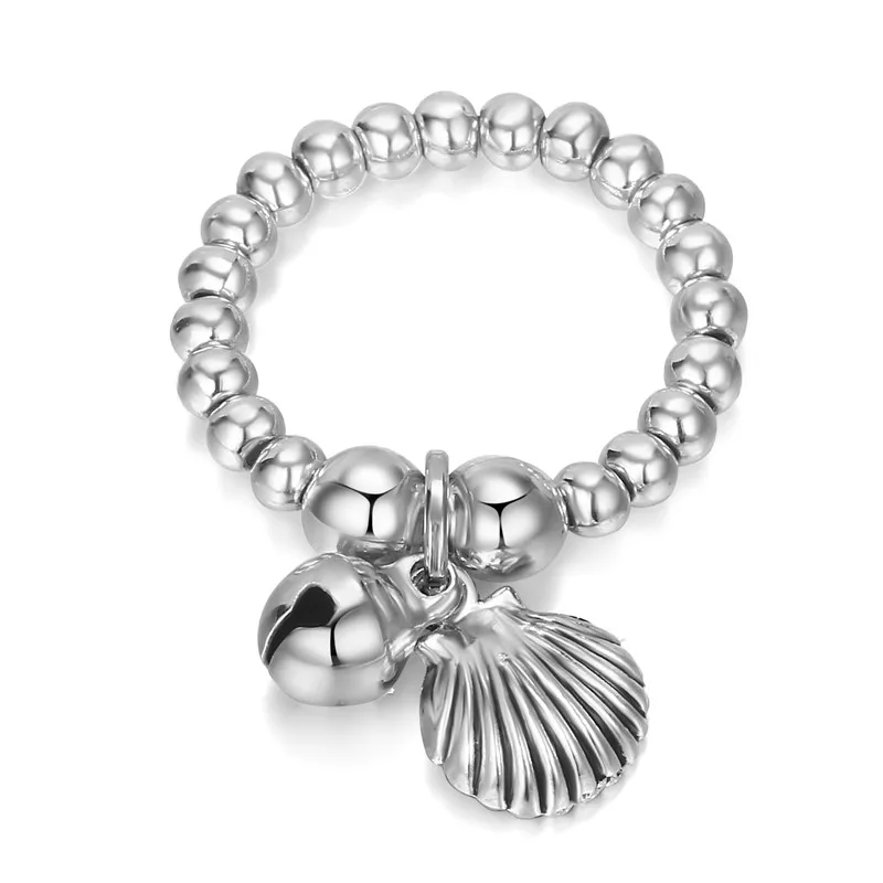 1 шт. милый кулон в виде колокольчика кота кольцо из бисера женское