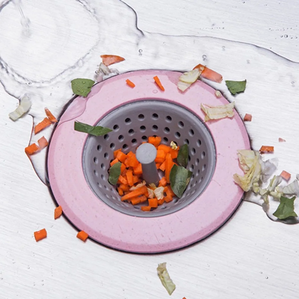 

Sink Strainer Basket Mesh Filter Sink Drain Plug Cover Anti-blocking Strainer Residue Stopper Kitchen Bathroom Tools