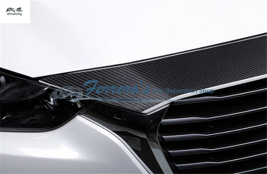 1 шт., углеродное волокно, искусственная кожа для- Mazda CX-3 CX3 CX 3 DK, автомобильные наклейки, автомобильные аксессуары, автомобильная Передняя Крышка Капота
