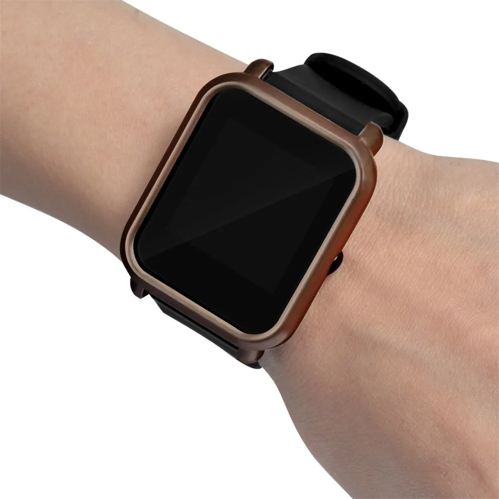 Защитный чехол для Huami Amazfit Bip Younth Watch тонкий цветной с рамкой защитный Caja de reloj # T3 |