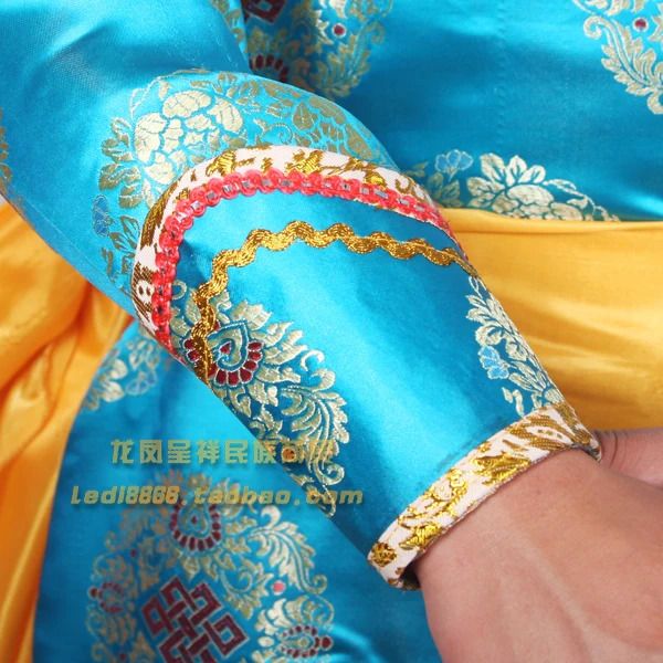 Мужской костюм Монголии одежда китайских меньшинств Мужская сценическая для
