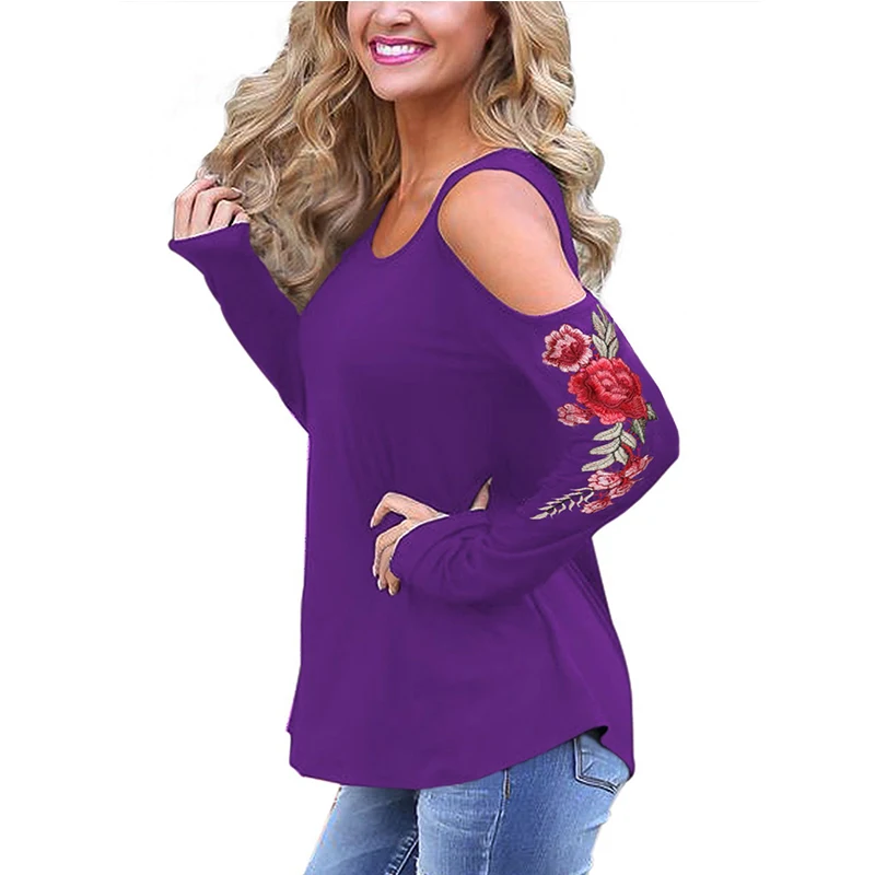 Женская Кружевная футболка с открытыми плечами и круглым вырезом|lace t shirt|fashion shirt