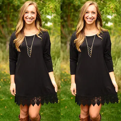 Повседневные топы кружевная блузка футболка Короткое мини платье mujer vestidos