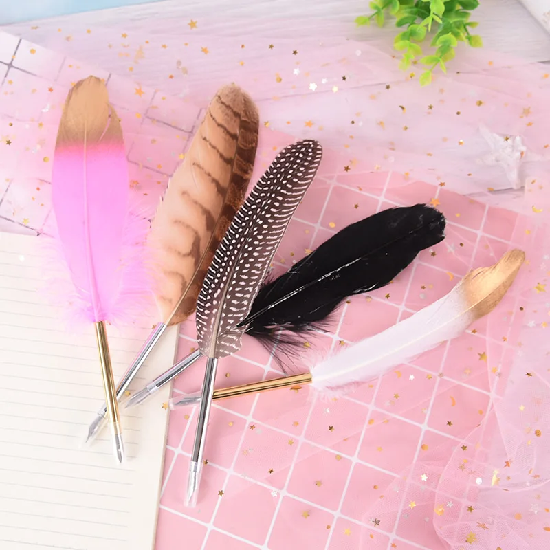 1 шт. художественная авторучка для школы чернильная шариковая ручка с пером