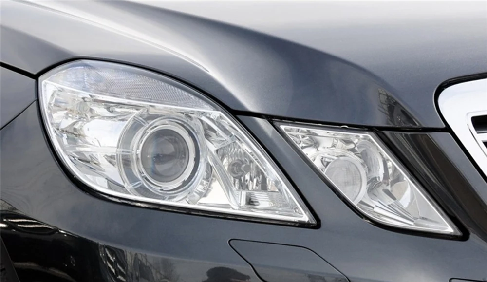 Для Mercedes-Benz W212 E200 E260 E300 E350 2009 2010 2011 2012 автомобильные фары прозрачные линзы Авто оболочка Крышка