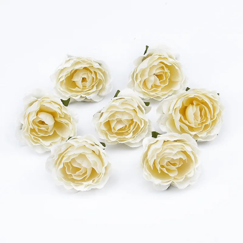 

50/100 Шт. Искусственные Шелковые Розы И Пионы Для Свадебного Букета Невесты, Декора Открытого Сада, Домашней Вазы, Венка