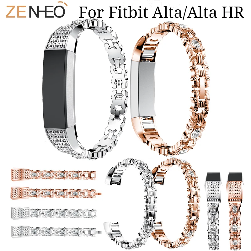 

Luxury watches Strap for Fitbit Alta/Alta HR watch Wrist band Rhinestone Women's Bracelet Replace For Fitbit Alta HR Watchband