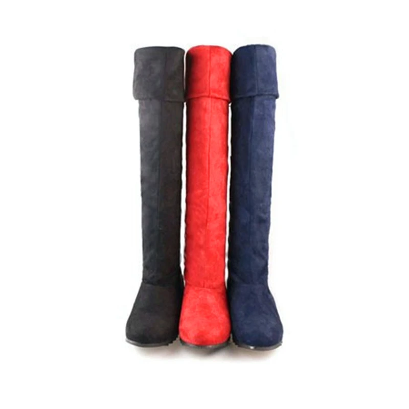 ENMAYLA Новая Мода Зимние Сапоги для Женщин Плоские С Сексуальная Платформа