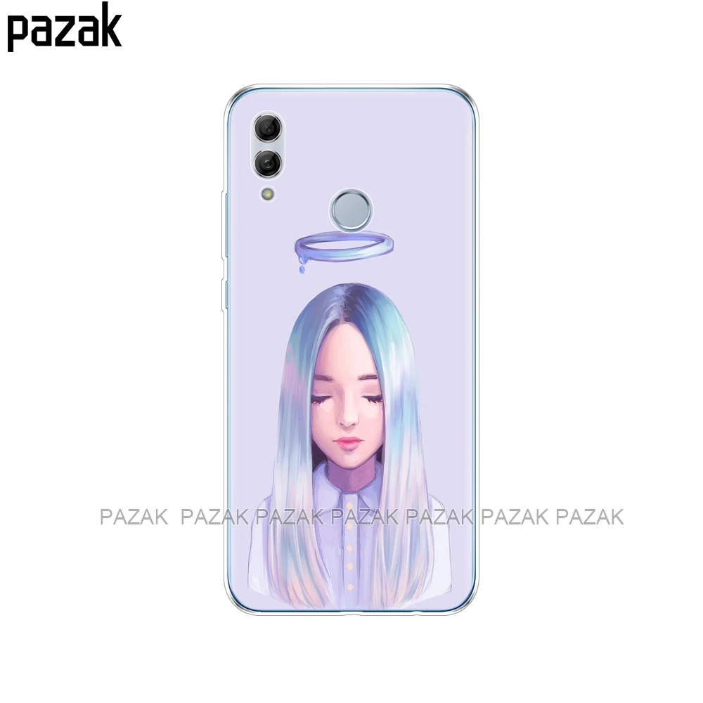 Силиконовый чехол для телефона huawei honor 10 lite, чехол 6,21 дюйма, мягкая задняя крышка из ТПУ для honor 10 lite, чехол, Coque Etui full 360 - Цвет: 34525