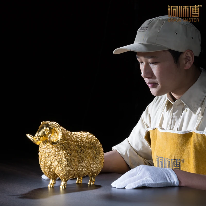 Медный мастер медные украшения &quotСделано деньги (золото)&quot домашнего интерьера