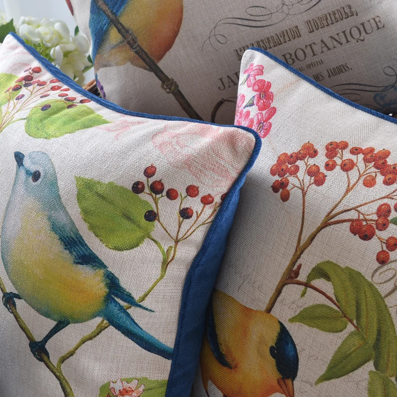 Чехол в американском сельском стиле для дома декоративные геометрические цветы