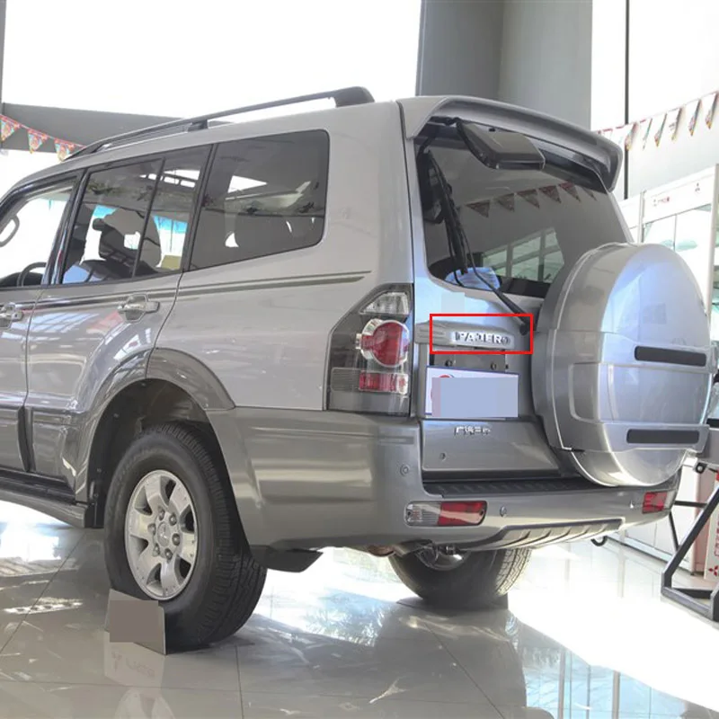 Стикер AEING 3D ABS для Mitsubishi Pajero брендовый значок с буквенным логотипом задний