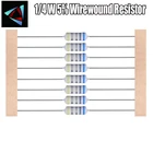 Проволочный резистор 100 Вт, 5% шт., +-, 0,5e, 1E, 4.7E, 10E Ом