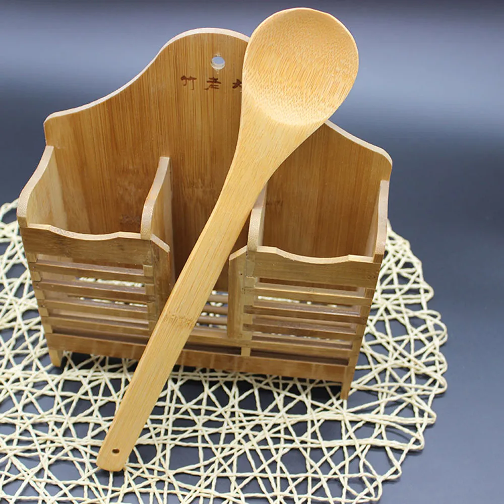 ISHOWTIENDA 30*6,5 см, новинка, набор из 5 предметов для здорового ухода, Бамбуковая посуда, кухонные деревянные инструменты, ложка, лопатка для перемешивания, Vovotrade, новинка