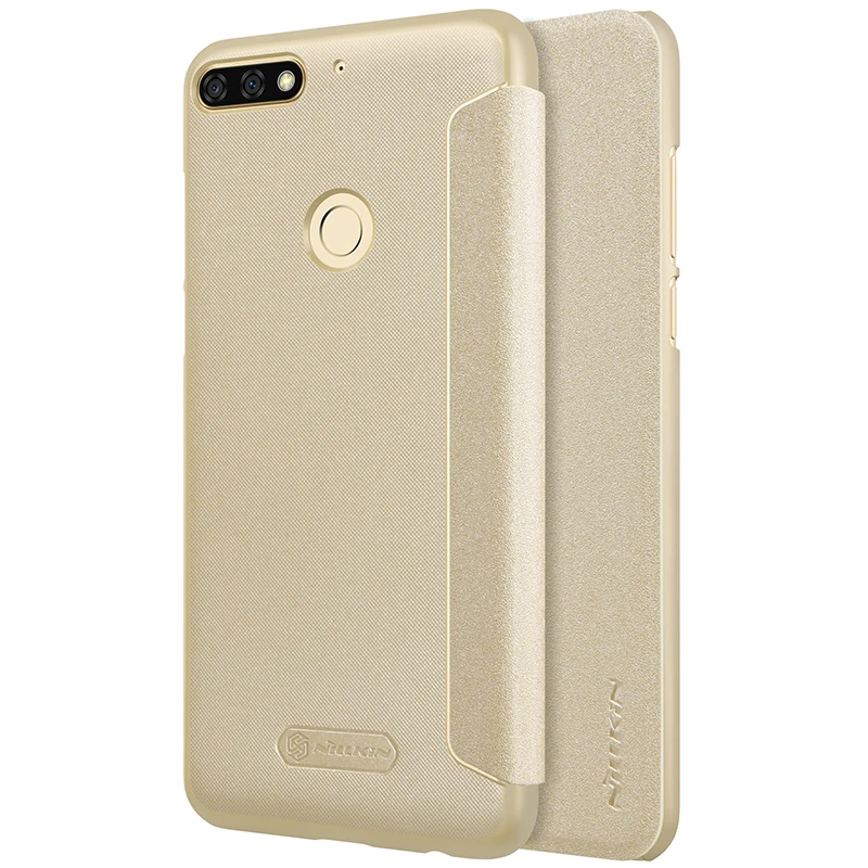 Чехол для Huawei Honor 7C кожаный чехол NILLKIN бизнеса задняя крышка откидной телефона