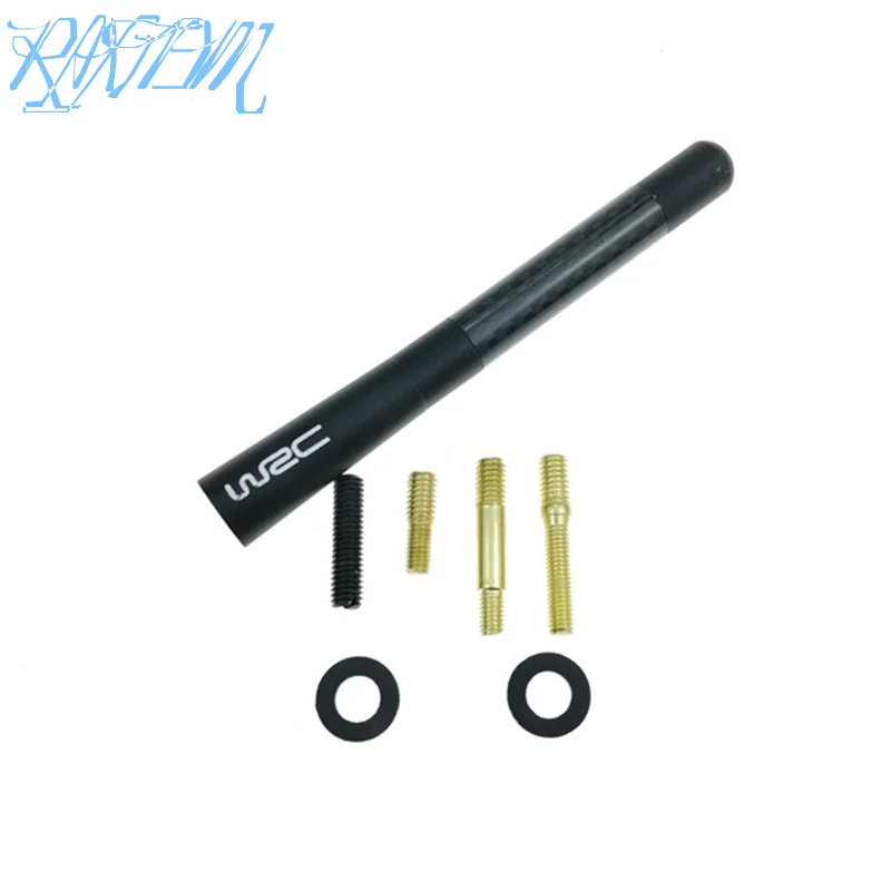 Автомобильная антенна WRC Стиль углеродного волокна радио fm антенны для Fiat 500 grande