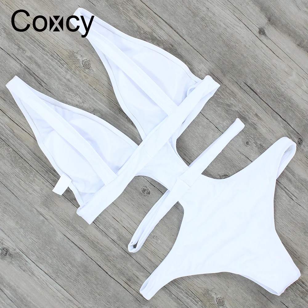 Coxcy Новый Для женщин пикантные Одна деталь Купальник Лето Купальники для малышек