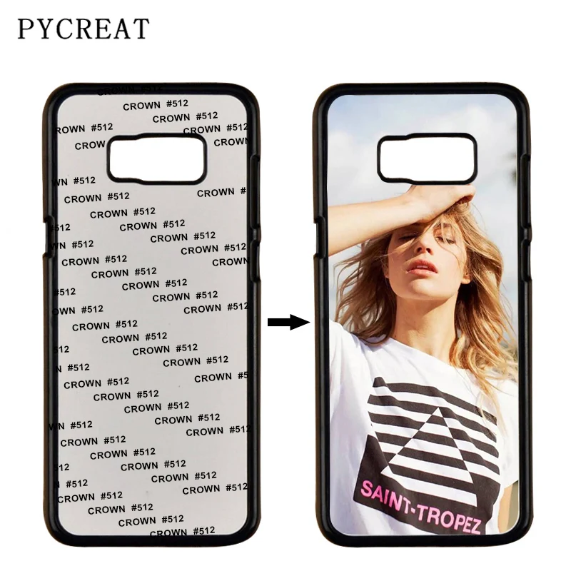 2D сублимационный чехол для Samsung Galaxy S8 Plus твердая задняя крышка из поликарбоната с