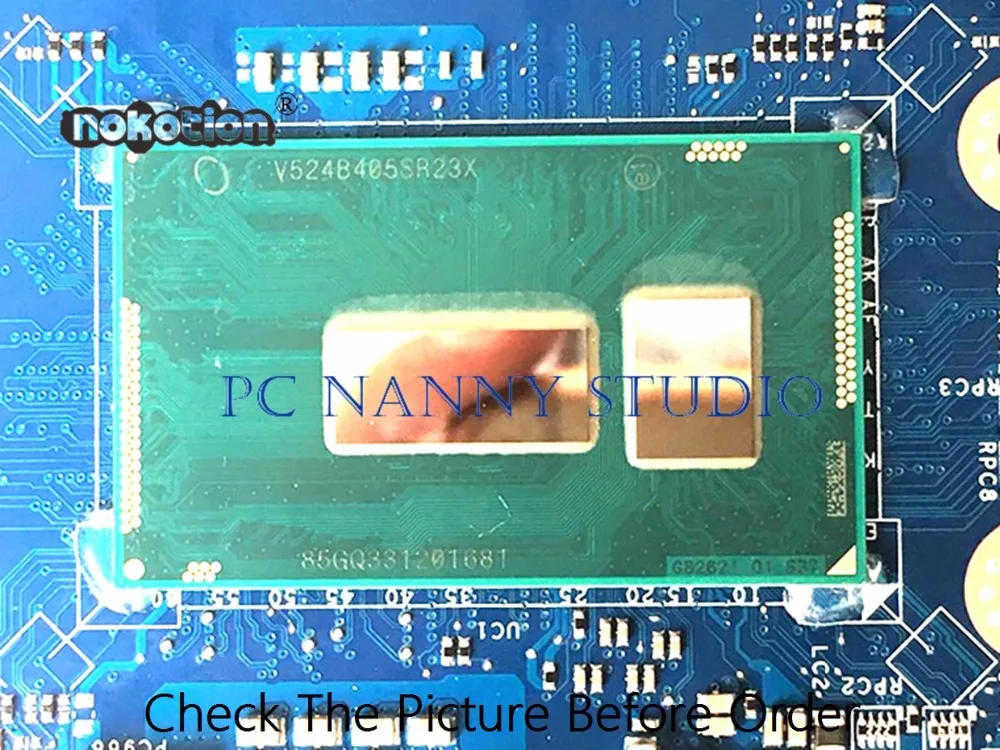 Материнская плата для ноутбука Dell E5450 с процессором i5-5300U, видеокартой GT830M и поддержкой DDR3L - PCNANNY 0RH5PW RH5PW LA-A903P, протестированная.