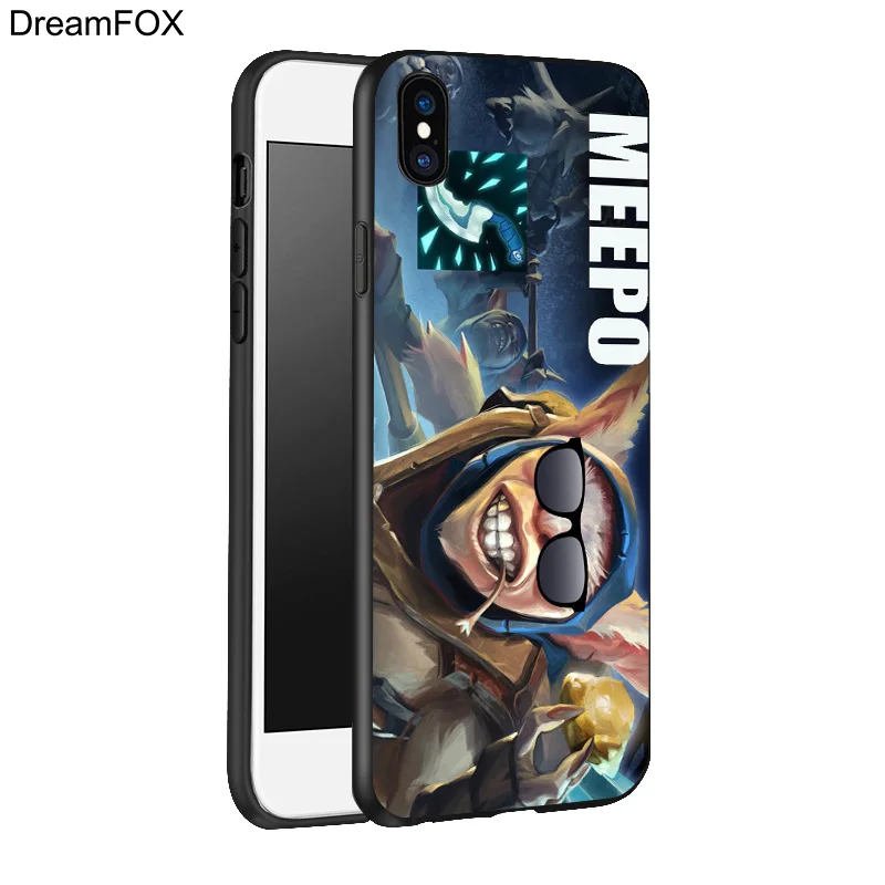 DREAMFOX K067 Dota 2 Meepo Black Soft TPU Silicone Case Cover For Apple iPhone 11 Pro XR XS Max X 8 7 6 6S Plus 5 5S 5G SE |