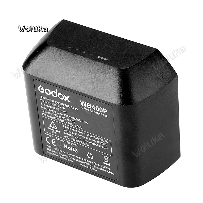 Внешняя вспышка Godox AD400PRO WB400P литий ионная батарея источник питания для камеры
