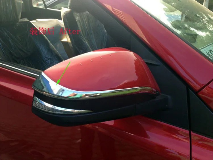 2013 2014 для toyota RAV4 Модифицированная боковая зеркальная обшивка зеркала отделка
