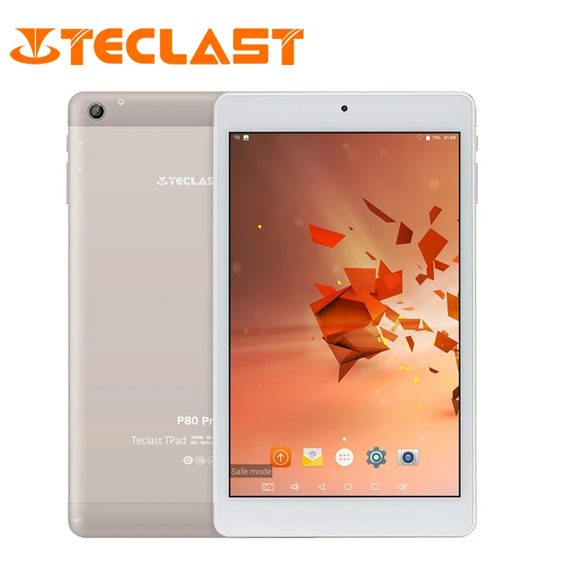 Teclast P80 Pro Android 7,0 MTK8163 4 ядра 1,3 ГГц 2 ГБ Оперативная память 32 ГБ Встроенная память Двойной Wi-Fi gps HDMI Двойной камеры 8," 1920*1200 Tablet PC